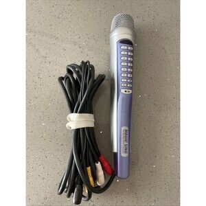 READ! Magic Sing ED-9000 All In One Karaoke Microphone w/ RCA cables Untested